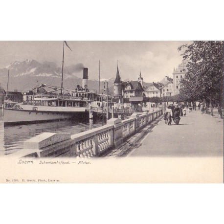 Schweiz. Luzern, unused postcard