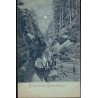 Tyskland. Gruss aus der Edmundsklamm,, unused postcard
